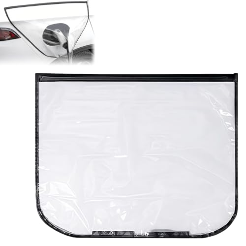 VBGURR Cubierta magnética para el puerto de carga EV, cubierta impermeable a prueba de polvo y nieve para enchufe de carga de coche eléctrico,...