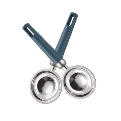 COLLBATH Egg White Separators 2pcs Yolk Dividers Egg Separation Tools Quality Material Sturdy Easy to Use