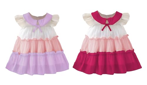 Image of TAGAS Dress for Girls II Baby Girl Dress||Frock for Girls|Casual wear for Kids Dresses|| Knee-Length