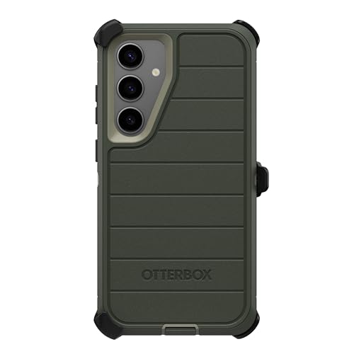 Image of OtterBox Galaxy S25+ (Only) - Defender Series Case - Lichen The Trek - Screenless - Rugged & Durable - with Port Protection - Holster Clip Included - Microbial Defense Protection