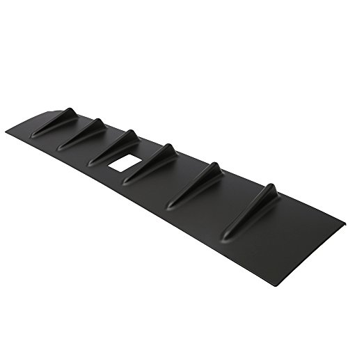 Roof Spoiler Compatible with 2008-2017 Mitsubishi Lancer Sedan 4 Door (Except EVO/Hatchback), Unpainted Black ABS Wind Rear Spoiler Wing by IKON MOTORSPORTS, 2009 2010 2011 2012 2013 2014 2015