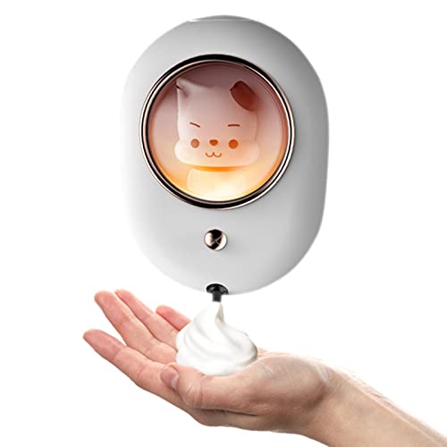 TTSAM Distributeur de savon mural - Mousse électrique - Désinfectant pour les mains - Avec lumière LED - 280 ml - Distributeur de savon intelligent pour la maison, la cuisine, la salle de bain Cover