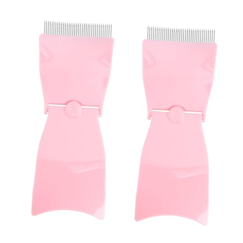 SOESFOUFU Steel Eyebrow Comb Brow Brush Set Grooming Tool for Women Girls Ladies Easy to