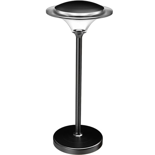Seihoae Cordless Table Lamps, 5200mAh Rechargeable Table Lamp, Metal Body, IP54 Waterproof, with Touch Dimming 4 Level