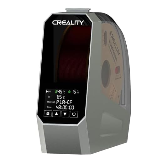 CREALITY Space Pi Filament Dryer – 360° Hot-Air Circulation, Fast Heating, 3.7'' LCD Touch Screen, One Key Set Filament Dehydrator & Storage Box for 1.75/2.85mm PLA, PETG, ABS, Nylon, PA, TPU