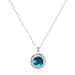Recycled Vintage Mason Jar Glass Color Dot Necklace