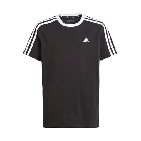 adidas Girl's G 3s T Shirt, Black/White Cover