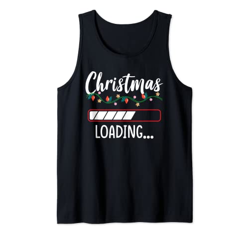 Hombre Navidad cargando divertido día festivo fiesta de Navidad Camiseta sin Mangas