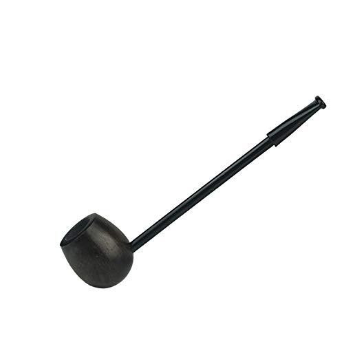 EEKUY Solid Wood Pipe Tobacco, Food Grade Cigarette Holders Smoker's Gift,B
