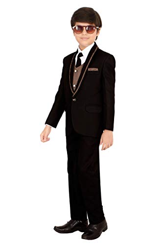 Image of Z&G Trends Boy's Regular Fit 4-piece Suit