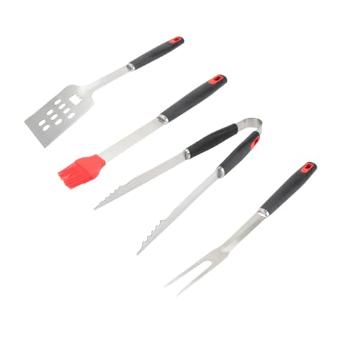 Set de 4 piezas para parrilla en acero inoxidable miniatura 1