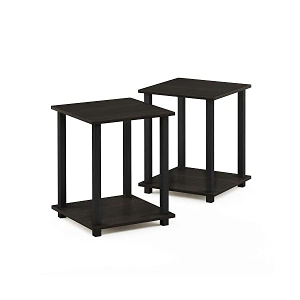 Furinno-Simplistic-Set-of-2-End-Table-EspressoBlack