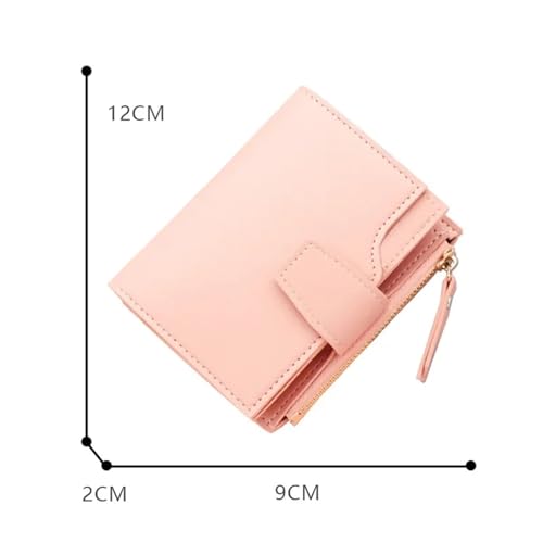 Wallet Women Wallet Short Female Purse Card Holder Wallet Credit Card Holder Case Coin Purse(Black)2