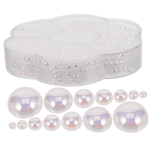 FOMIYES Unique Chic Nail Charms Half Circle Pearl Nail Art Set Pearl Nail Charms for Women DIY Nail Art Pearls