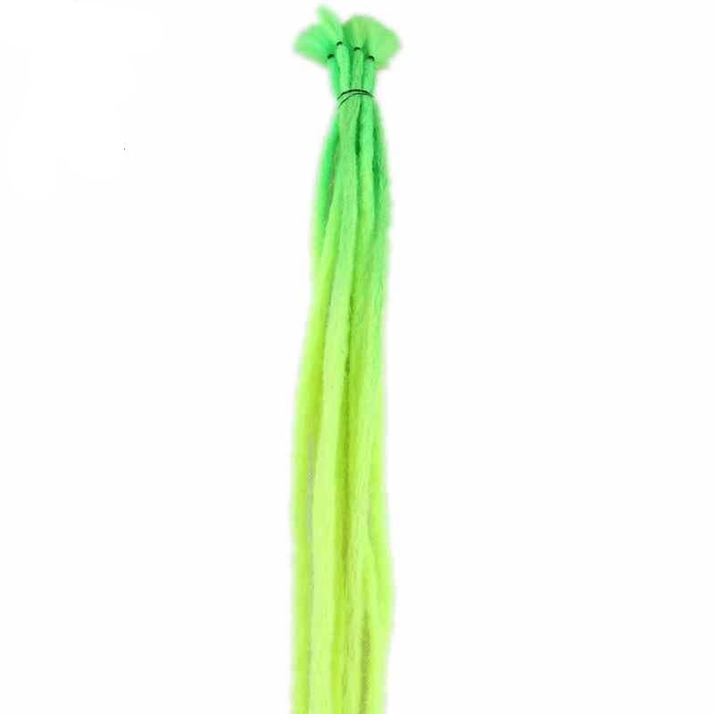 5 Pieces Ombre Hand Made Dreadlocks Hair Extensions Synthetic Hip-hop Style Crochet Braids Hair(4/27HL)