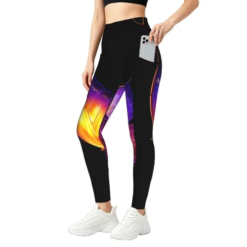 Leggings de moda con estampado para mujer ideales para fitness y gimnasio