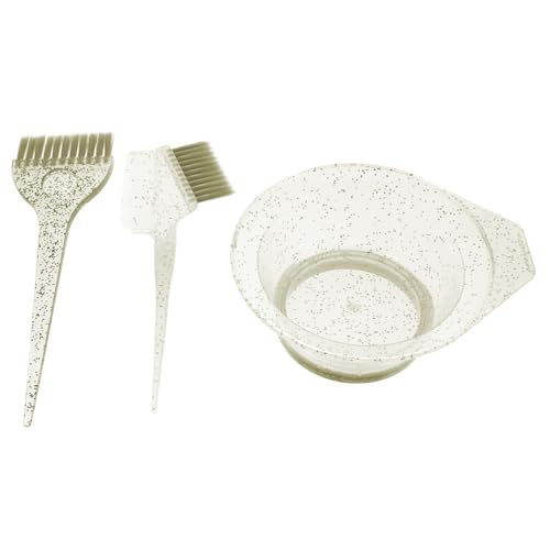 iplusmile Data [ Set Di Pennello e Ciotola Per Tintura Dei Chioma 3 Pezzi Setole Flessibili e Ciotola Spessa Per Miscelare, Adatto Per Saloni Professionali e Uso Personale a Casa