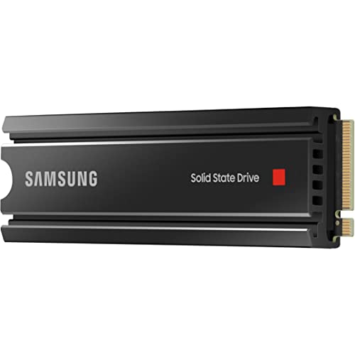 Image of Samsung 980 PRO SSD with Heatsink 2TB PCIe Gen 4 NVMe M.2 Internal Solid State Hard Drive, Heat Control, Max Speed, PS5 Compatible, MZ-V8P2T0CW