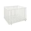 Geuther Ameli Box – opvouwbare box van hout in wit sterren kleurrijk 106,5 x 90 x 75 cm