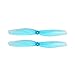 Gemfan 65MMS Durable 2-Blade Props (1/1.5mm Shaft - Set of 8) - 1.5mm - Blue