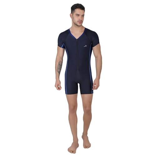 Image of Vector X OMSS-354 Men's Swimming Costume for Multipurpose Wear for Swimming I Diving I Cycling I Aerobics