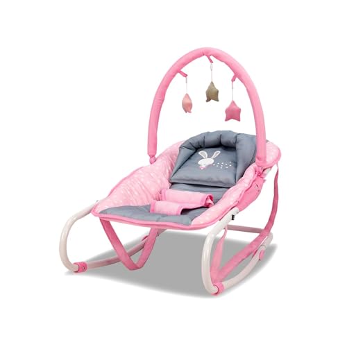 Hamac inclinable Fluffy Asalvo avec balancelle et arche de jeux pour l'éveil de bébé