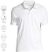 Lands' End Mens Rapid Dry Short Sleeve Classic Fit Polo Shirt White Regular X-Large