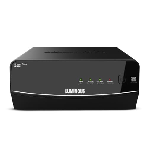 Image of Luminous Power Sine M 1100 Sine Wave Inverter Ideal for Home,Office & Shops | 900VA Inverter | Reliable Power Backup | High Performance| Easy Installation | 36 Months Warranty