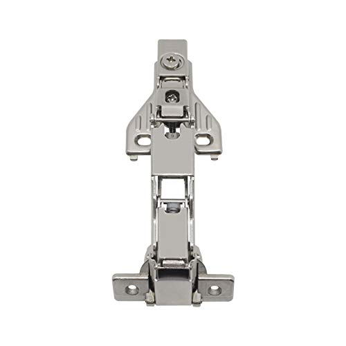 Probrico 165 Degree Soft Close Cabinet Hinges, Full Overlay Kitchen Cabinet Hinges Face Frame Mount, Concealed Cabinet Door Hinge Brushed Nickel, Self Closing Cabinet Hinges 1 Pair(2 Packs) #TOP7