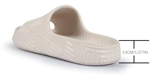 Image of Weweya Slides for Women and Men - Bathroom Shower Shoes - Non Slip House Slippers - Lightweight Beach Sandals