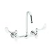 Commander Double Handle Wall Mount Thru/back Faucet