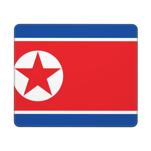 Grand Corée du Nord Tapis De Souris avec Motif Drapeau Military| Tapis De Souris Couvrant Tout Le Bureau| Double Usage pour Jeux/Bureau| Adhérence Forte| Bord Précis| Durable​