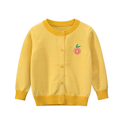 2-8t Toddler Kid Baby Girls Spring Long Sleeve Cute Cardigan Sweater Knitted Coat3