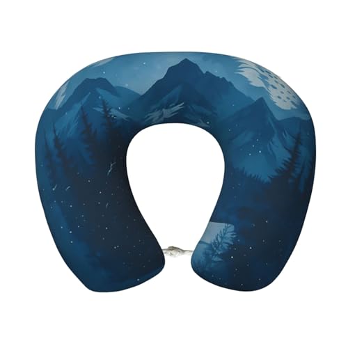 Almohada poliéster 30 cm x 25 cm cuello ergonómico miniatura 1