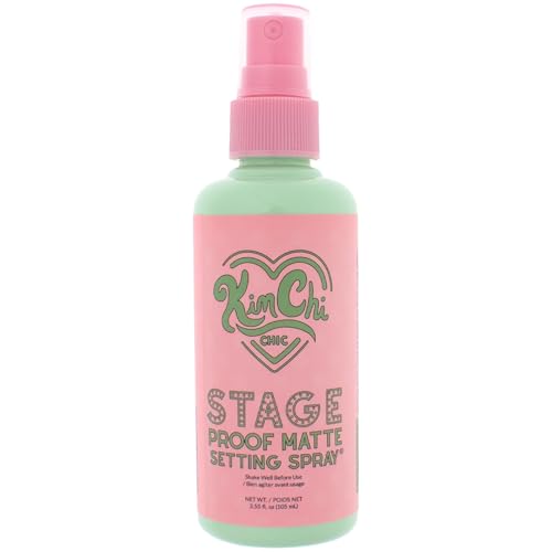 KimChiChic Beauty Stage Proof Matte Setting Spray, Makeup Finishing Mist and Fixative for All Skin Types, 3.55 fl oz