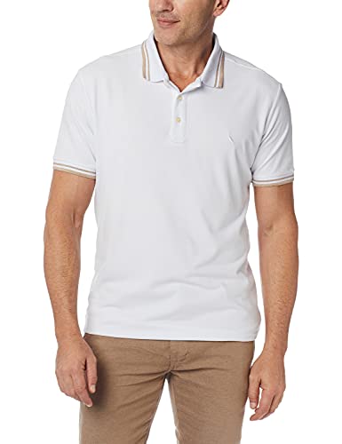 Reserva Friso Rajado, Camisa Polo Masculino, Branco (White), M