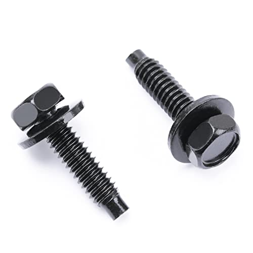Image of 30pcs 1 /4 inch-20 X 1 Hex Head SEMS with Dog Point Body Bolts for Chrysler 6025329