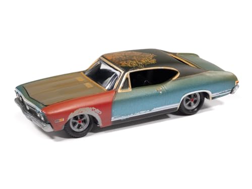 Johnny Lightning 1:64 Chevrolet Chevelle 1969 Turquesa miniatura 2