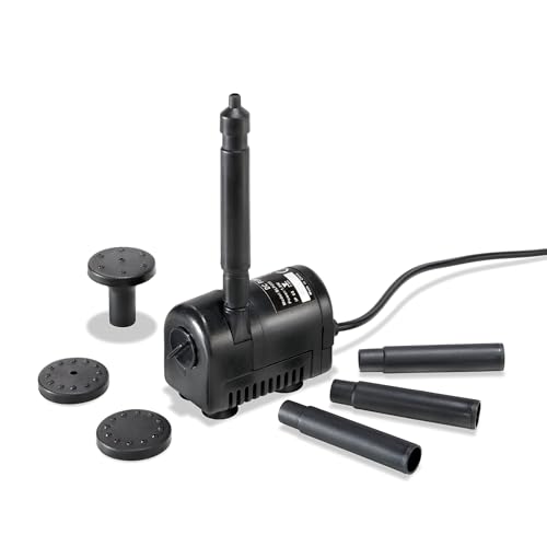 esotec Solar Ersatzpumpe RIMINI 160/230, 6-9V/DC Teichpumpe, Sprinklerset, universell einsetzbare Einzelpumpe, Ersatzteil, Zubehörpumpe, Erweiterungspumpe, IP68 101750