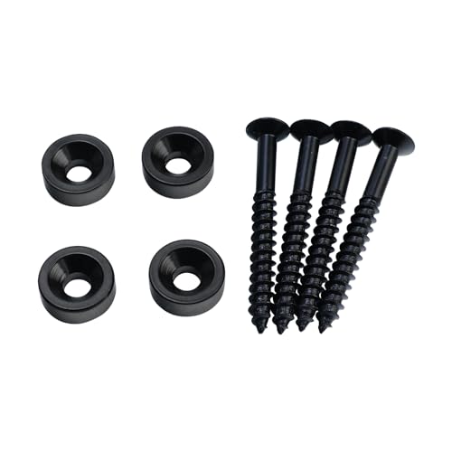 4Pcs Stainless Steel Guitar Neck Joint Ferrules Kit