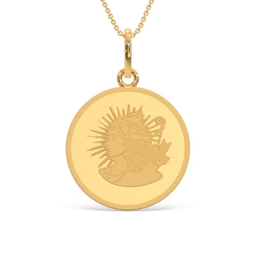 KALYAN JEWELLERS 24K (999) Purity Shree Ram Gold Coin Pendant 4 G...
