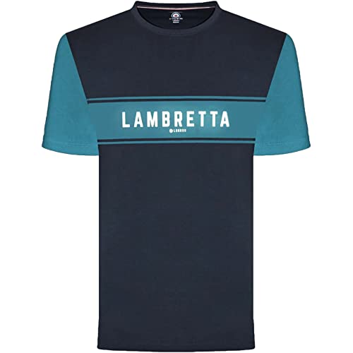T-shirt rétro Lambretta homme style raglan vintage en coton