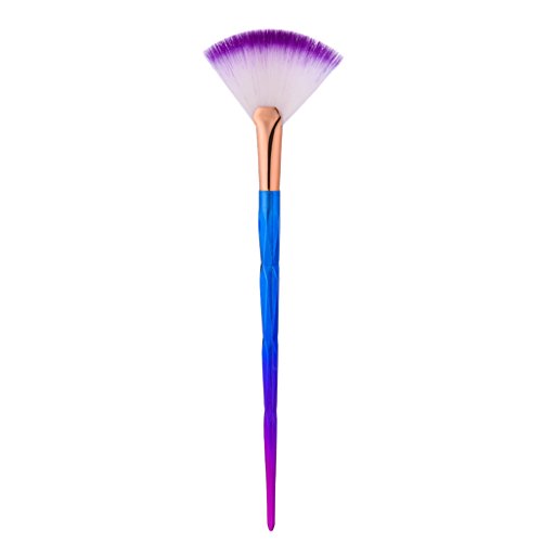 Preisvergleich Produktbild Gazechimp Fächerpinsel / Highlighter Pinsel / Foundation Blending Brush / Blush Brush / Concealer Pulver Schminkpinsel für Berufsverfassungs oder Ausgangsgebrauch - Mehrfarbig