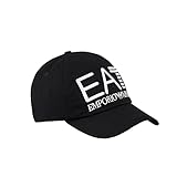 Maximum freedom of movement Ea7 emporio armani Oversized Logo Series Baseball Cap - Black/White-M