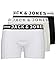 Produktbild JACK & JONES Herren Sinn 3 Pack Boxer Slips - Lt Grau Melange/Schwarz - M