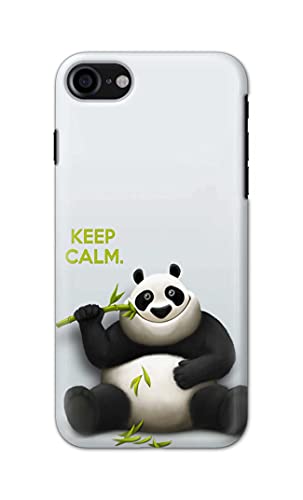 Image of PRINTFIDAA� Printed Hard Back Cover Case for Apple iPhone 7 | iPhone 8 | iPhone SE 2020 | SE2 2020 | iPhone SE3 2022 Back Cover (Cartoon Panda) -2808