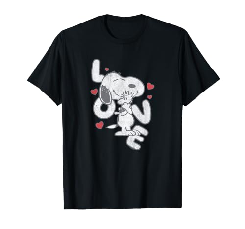 El Amor de Snoopy y Woodstock Camiseta