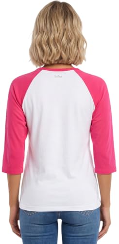 Image of ToBeInStyle Women's Classic Two Color Cotton Baseball T-Shirts