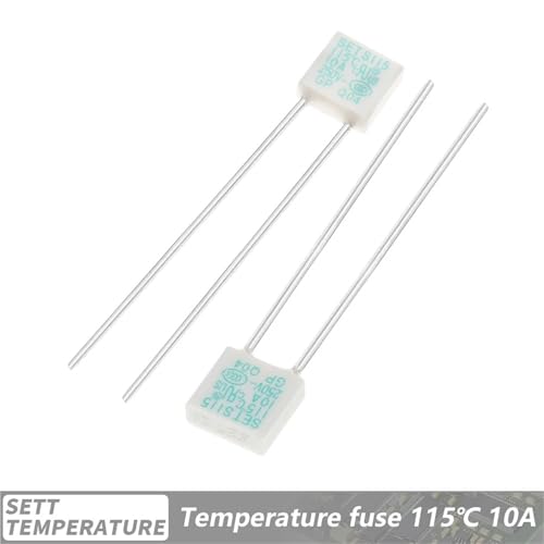 Fusible thermique carré coupure nette 115C 10A 250V haute précision - 2