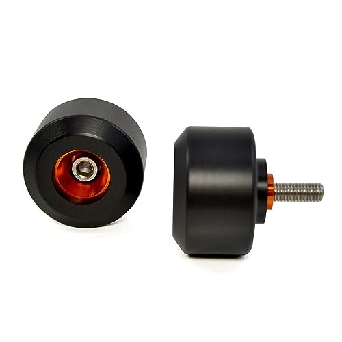 EaUso Motorräder Rahmen Schieberegler Für KTM Duke/RC 125 200 250 390 2014-2018 Motorrad Rahmen Slider Motor Anti-kollision Schutz Crash Bars Motor Crash Schutz (Color : Rear Wheels)